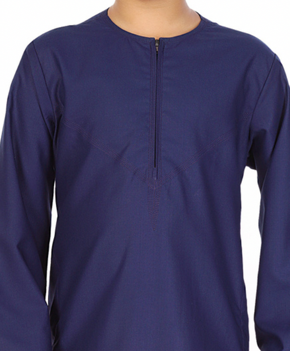Boy's Classic Omani Thobe (Blue)
