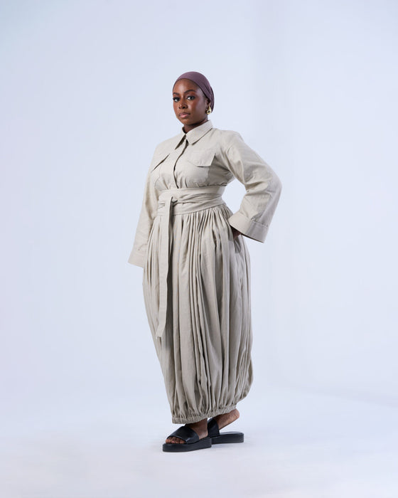 Koroba Dress (Beige)