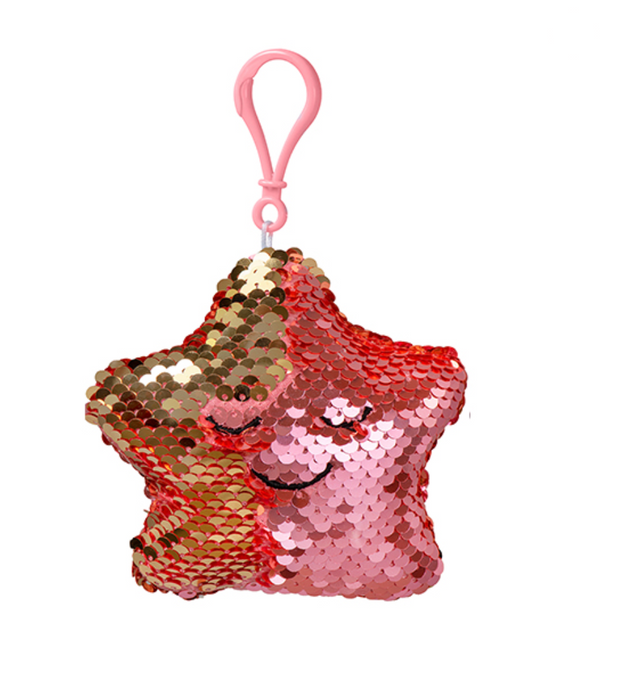 Flipable Sequins Talking Dua Keyring