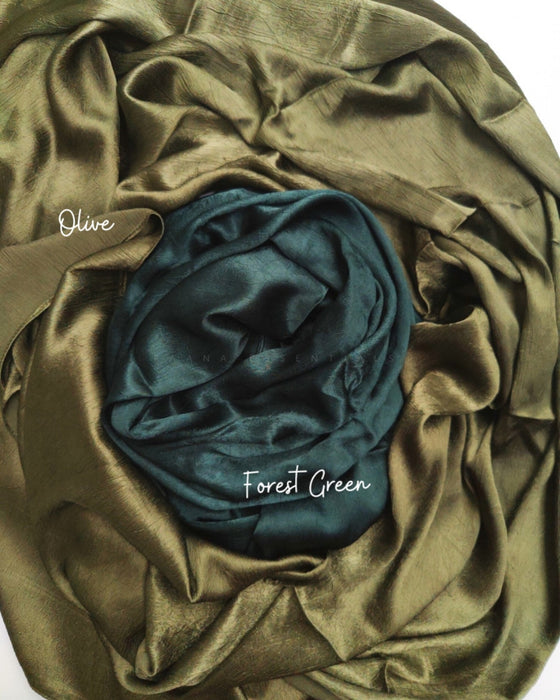 Luxe Satin Silk Scarf