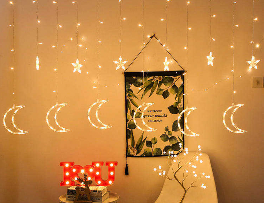Ramadan Moon and Star Lights - Design 3
