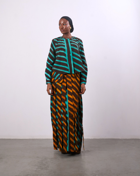 Ara Set - Orange/Brown