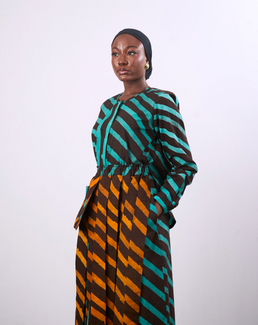 Ara Set - Orange/Brown
