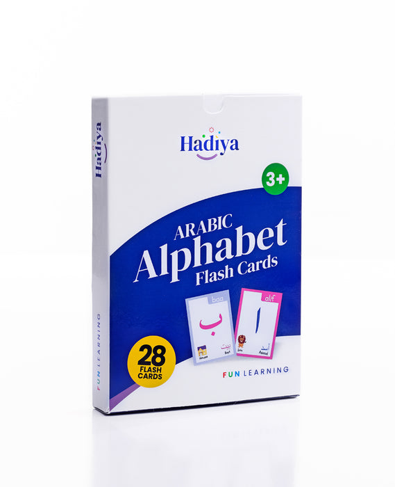Cartes flash de l'alphabet arabe