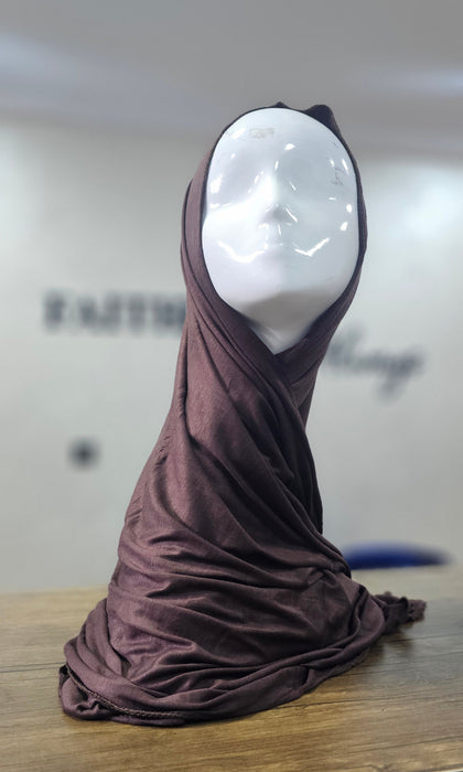 Jersey Scarf - Coffee