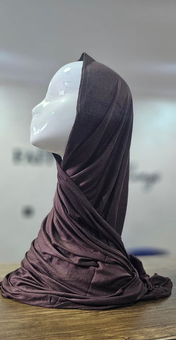 Jersey Scarf - Coffee