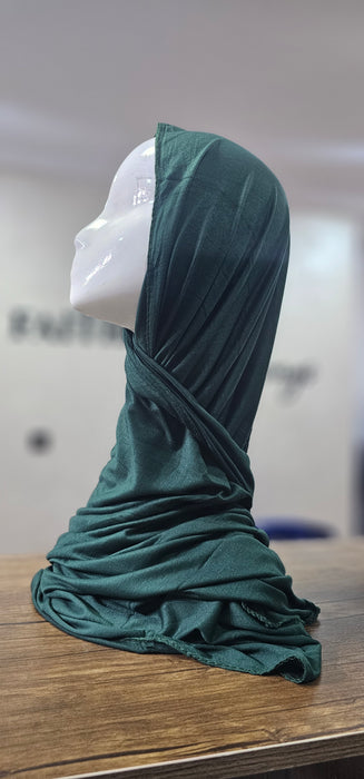 Jersey Scarf - Forest Green