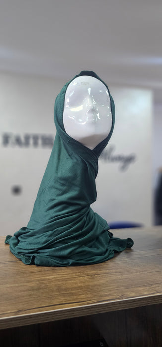 Jersey Scarf - Forest Green