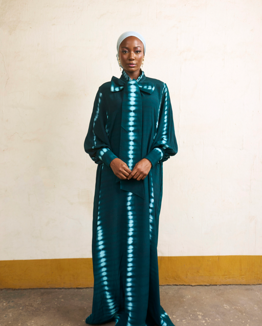 Hiba Dress - Emerald