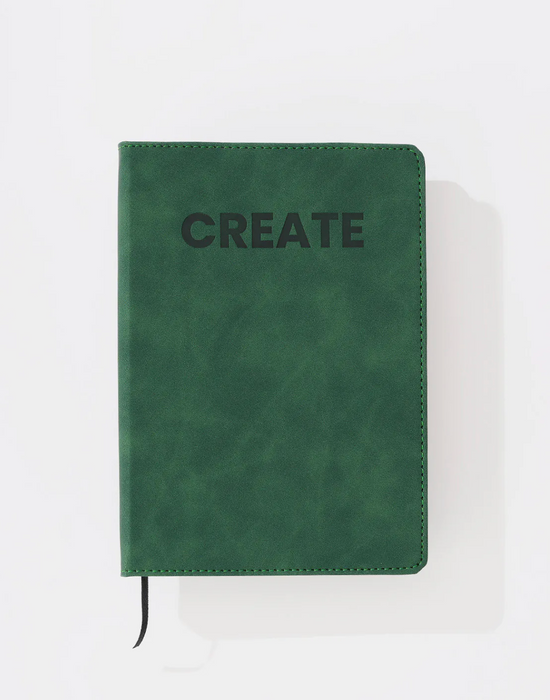 CREATE - Leather Journal (Green)