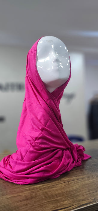 Jersey Scarf - Hot Pink