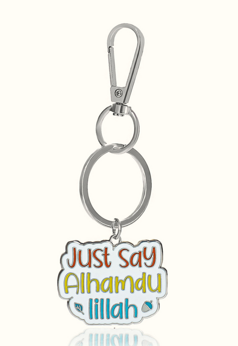 Just Say Alhamdulillah - Enamel Key Holder