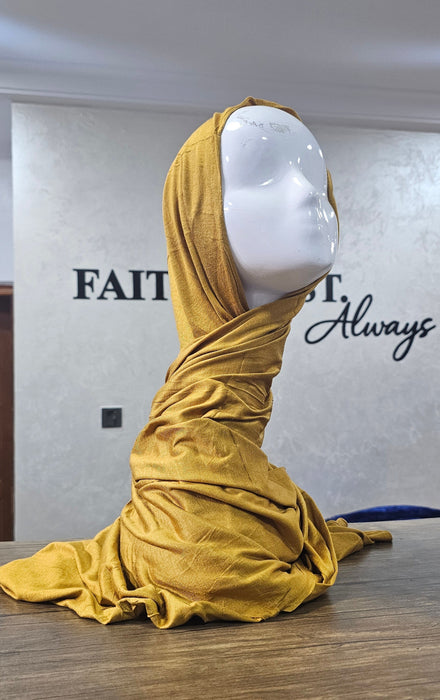 Jersey Scarf - Mustard