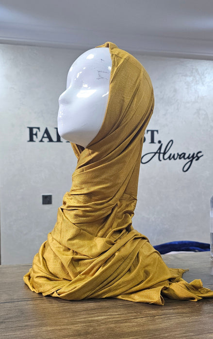 Jersey Scarf - Mustard