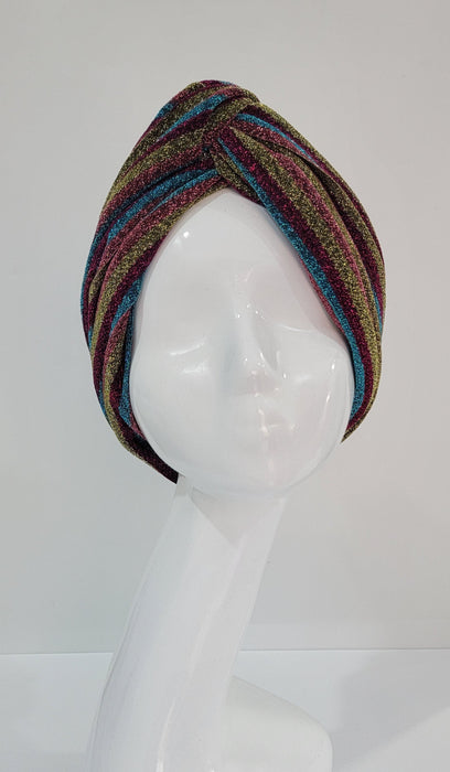 Twist Front Shimmer Turban