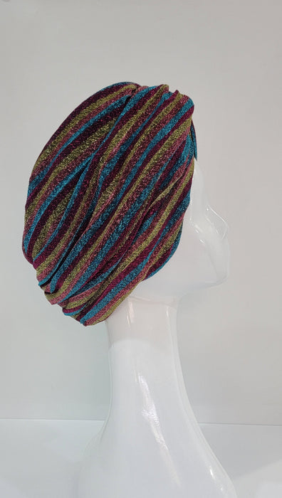 Twist Front Shimmer Turban