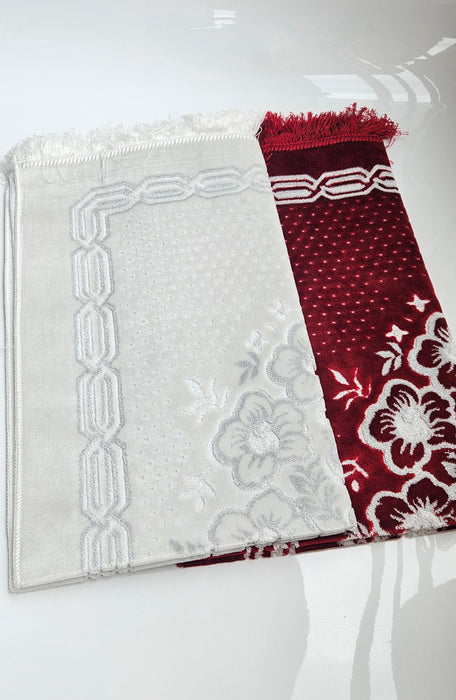 White & Grey Prayer Mat
