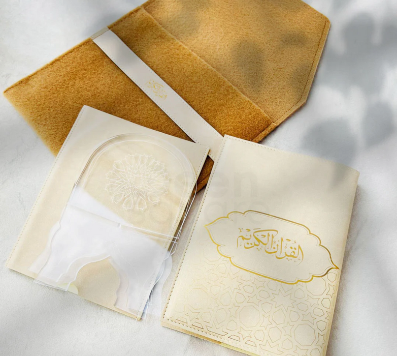 Quran Gift Set with Felt Pouch
