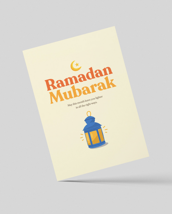 Ramadan Mubarak Card - D03