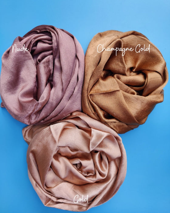 Luxe Satin Silk Scarf