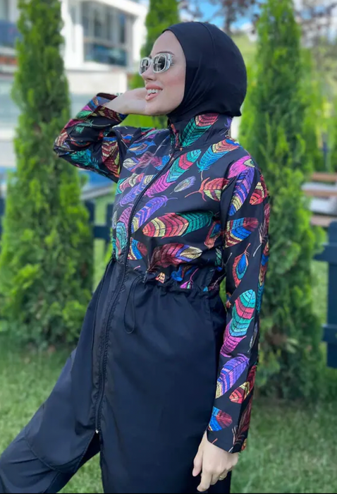 Burkini à plumes Asiya