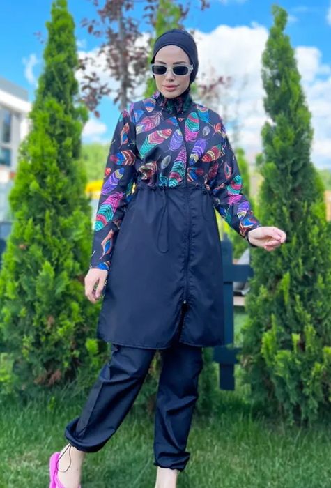 Burkini à plumes Asiya