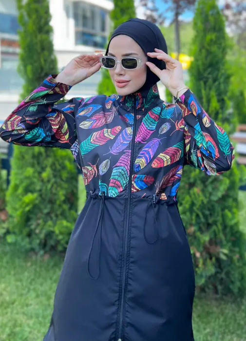Burkini à plumes Asiya