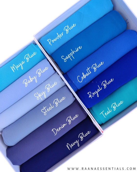 Plain Chiffon Scarf