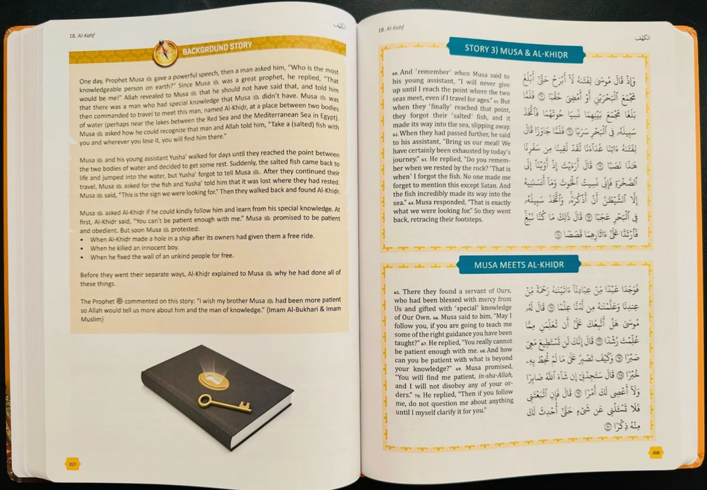 The Clear Quran Tafsir for Kids with Arabic Text Hardcover Surahs 10 - 28