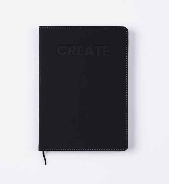 CREATE - Leather Journal (Black)