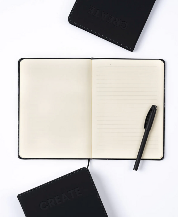 CREATE - Leather Journal (Black)