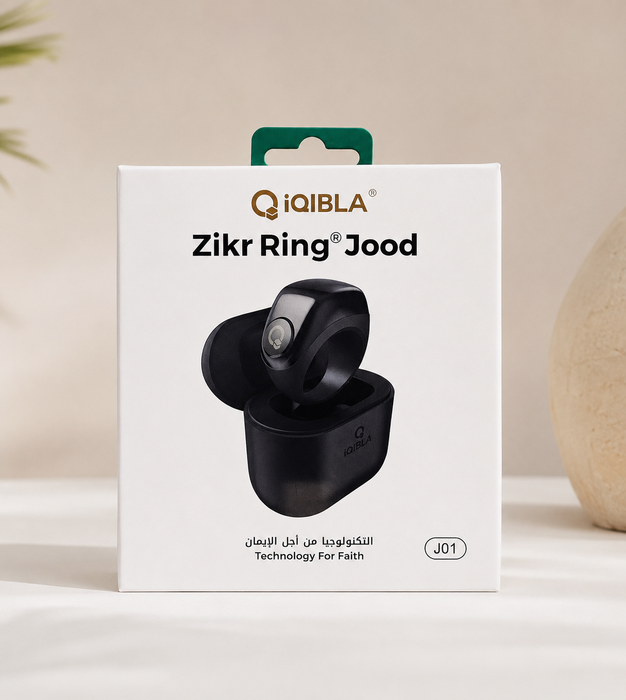 iQIBLA Zikr Ring Jood J01 – Smart Tasbih Ring with Prayer Reminders