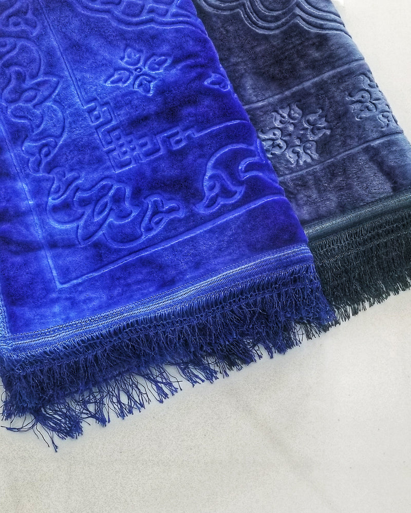 Tapis de prière en velours rembourré