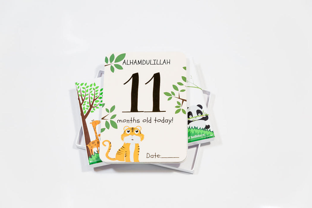Cartes d'étapes pour bébés musulmans