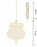 Set of 6 Hanging Ornaments