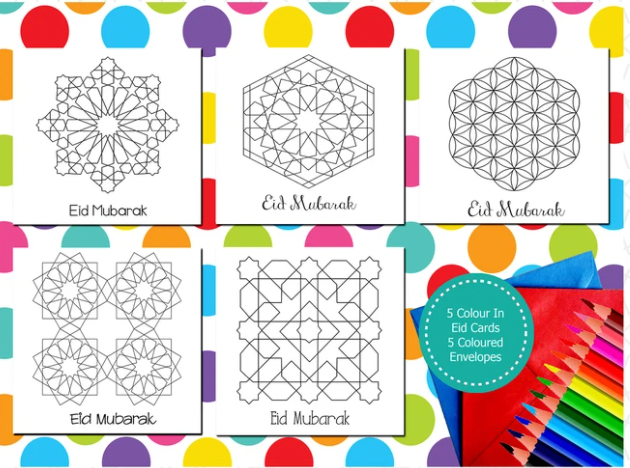 Geometric Color- In Card